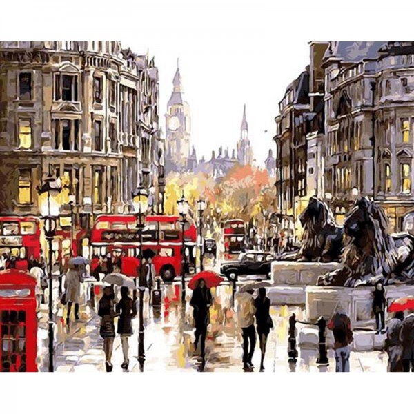 London Street - Painting by Numbers Canada